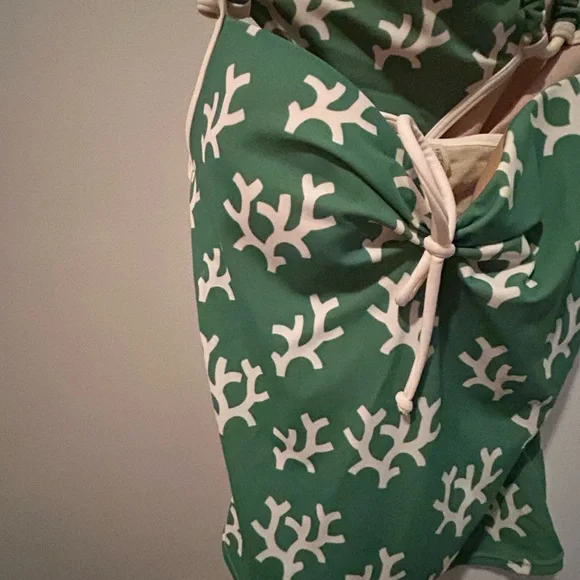 Vintage Vs Green and White Tankini - Picture 3 of 8